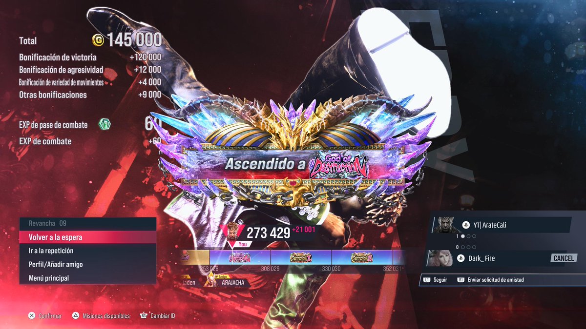 Y se consiguió, se logró llegar a GoD con Eddy también, ya objetivo más que cumplido llegar con mis dos mains a este rango, ahora a esperar a la S3