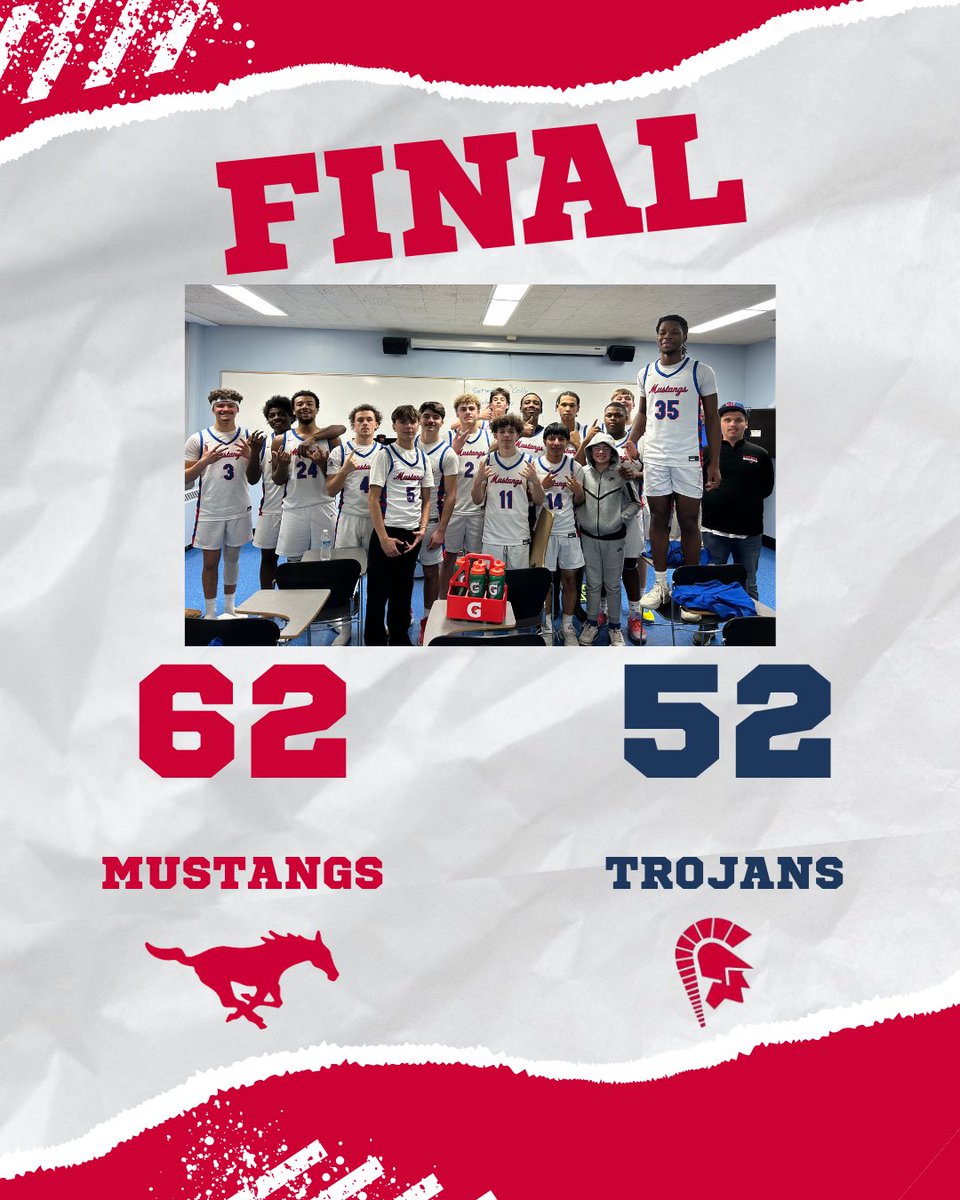 MustangsBBall_'s tweet photo. Survive and Advance!!!

We move on to the Class B1 Championship game after defeating #9 Southwestern at SUNY Fredonia!!

Championship game will be Wednesday @ SUNY Fredonia vs TBD. 

Jerrell Nealy 17
Preston Woodworth 15
Christian Moss 8
Jayzon Wills 7
Kendrick Russaw 6 https://t.co/WuLImgwAxR