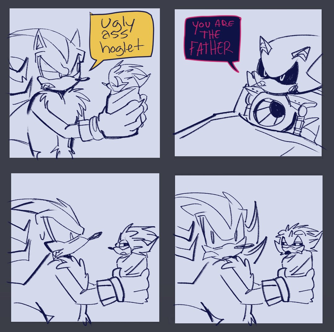 diicurii's tweet photo. cell jr... ? that must be a dbz reference #Metadow #ShadowTheHedgehog #MetalSonic https://t.co/Esf4L3C2MB