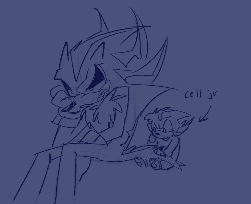 diicurii's tweet photo. cell jr... ? that must be a dbz reference #Metadow #ShadowTheHedgehog #MetalSonic https://t.co/Esf4L3C2MB