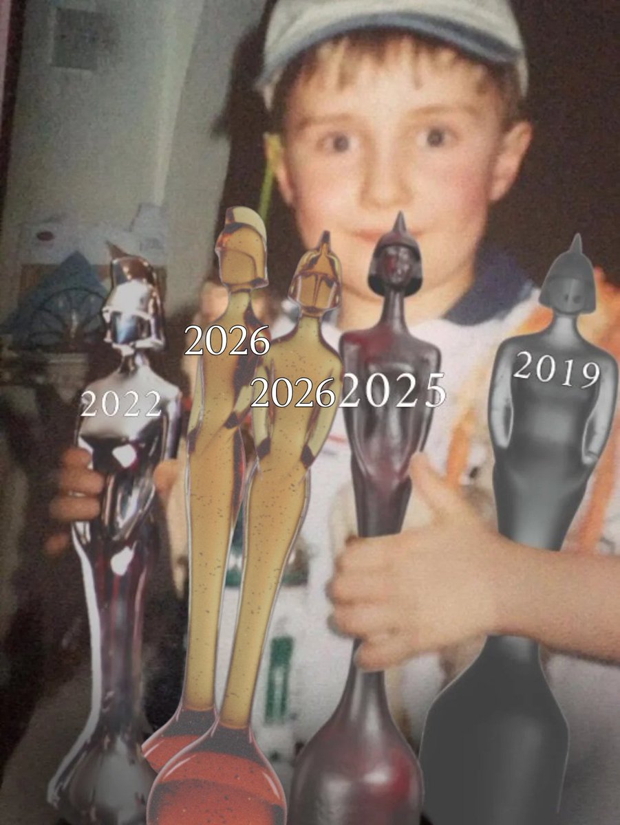 SamFenderUPDTS's tweet photo. 🏆🏆 Sam Fender is officially a five time @BRITs Award winner! Song Of The Year with 'Rein Me In' (with Olivia Dean) and Best Alternative/Rock Act 
Really have no words, I'm so fucking proud of everyone. You guys ARE this huge, believe us. I'm honoured to witness your talent✨��� https://t.co/4SsgGrEpmt