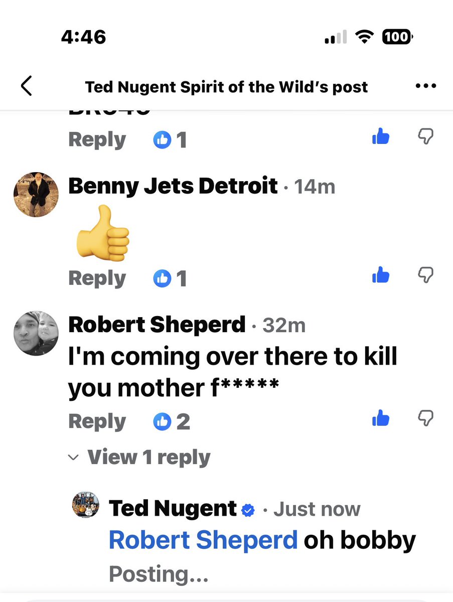 Ted Nugent tweet media