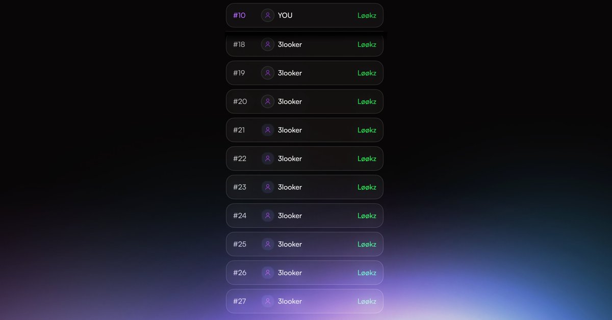 The shift happening on <a href="/3look_io/">3look</a> is actually pretty clean. Most platforms still gatekeep rewards behind follower thresholds or forced shilling, but here the scoring feels tuned to real cultural pull  memes that land, replies that spark chains, posts that move the TL without