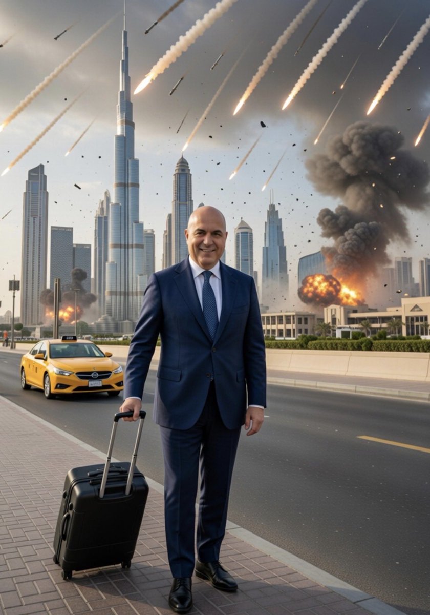 un bel fine settimana a Dubai con la famiglia...
#crosetto#veniteaprendermi#manonpotevateavvisarmi?