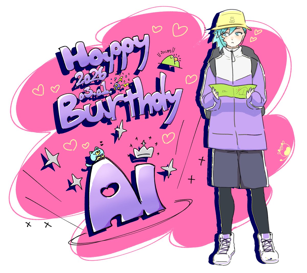 ハッピーバースデー藍ちゃ🥳🥳🥳
たくさん祝われろー🎉🎉🎉
#utapri_ai_BD2026