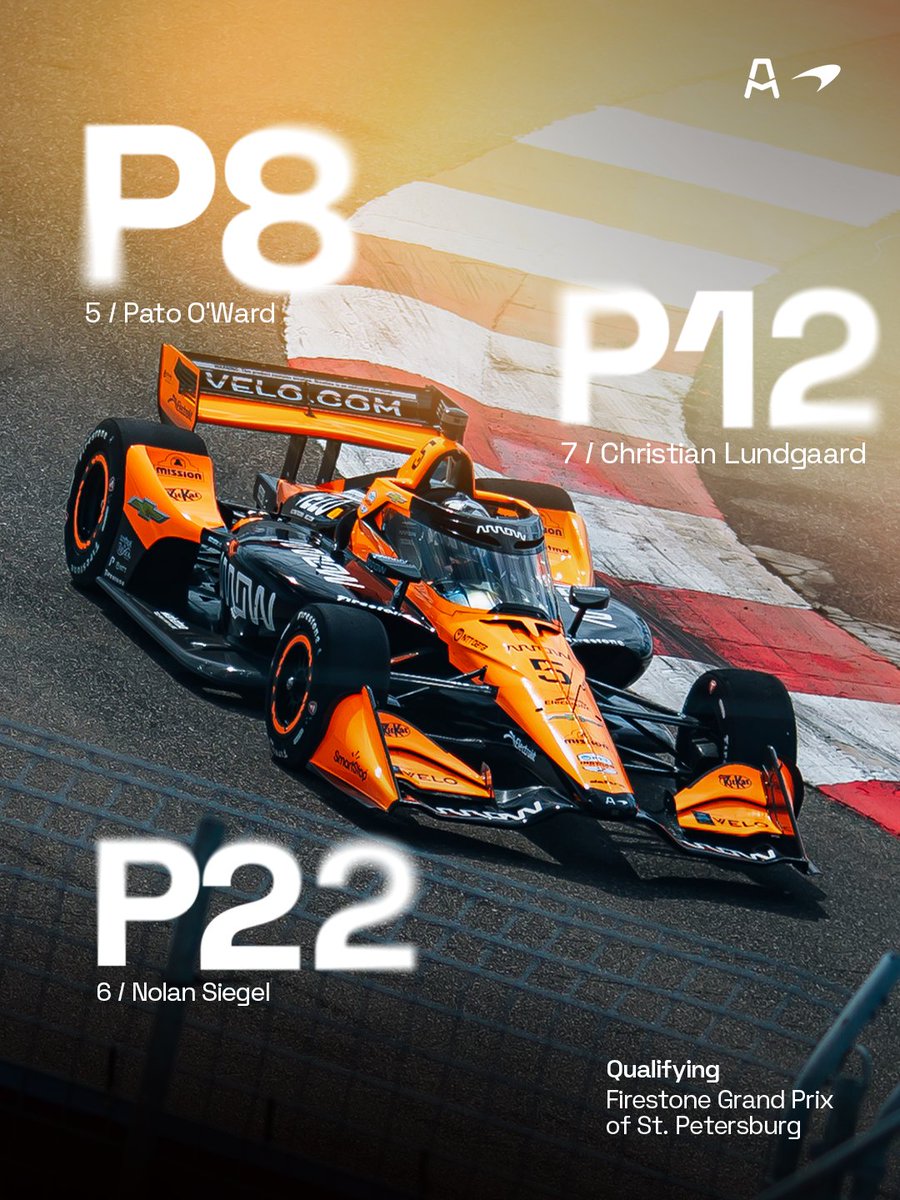 ArrowMcLaren's tweet photo. We'll push from here tomorrow. 👊 https://t.co/onJi7eRMnL