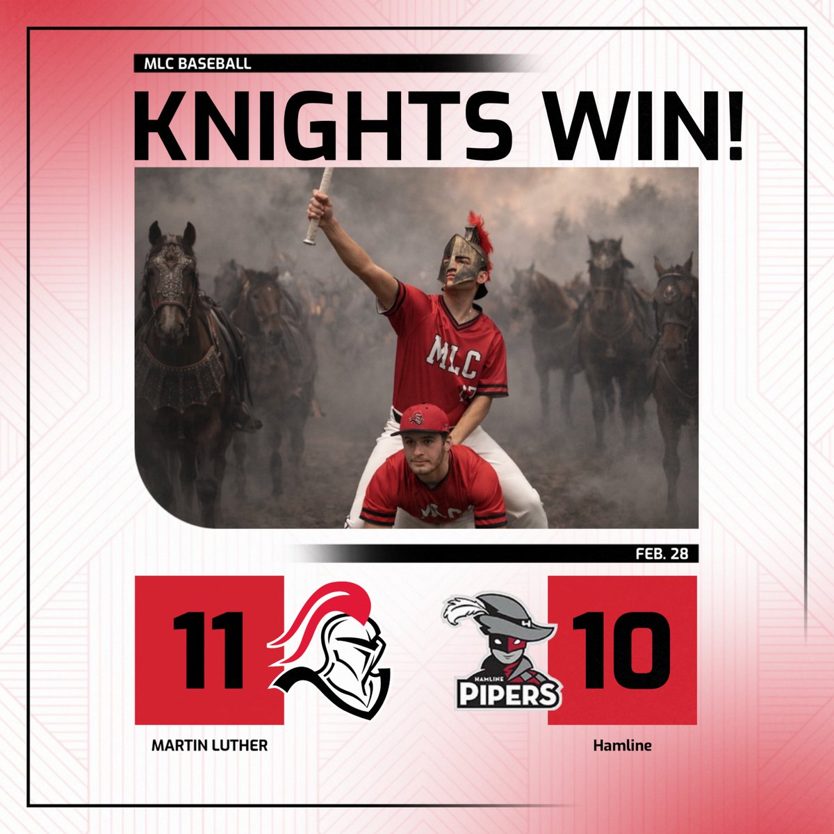 Martin Luther College Baseball tweet media