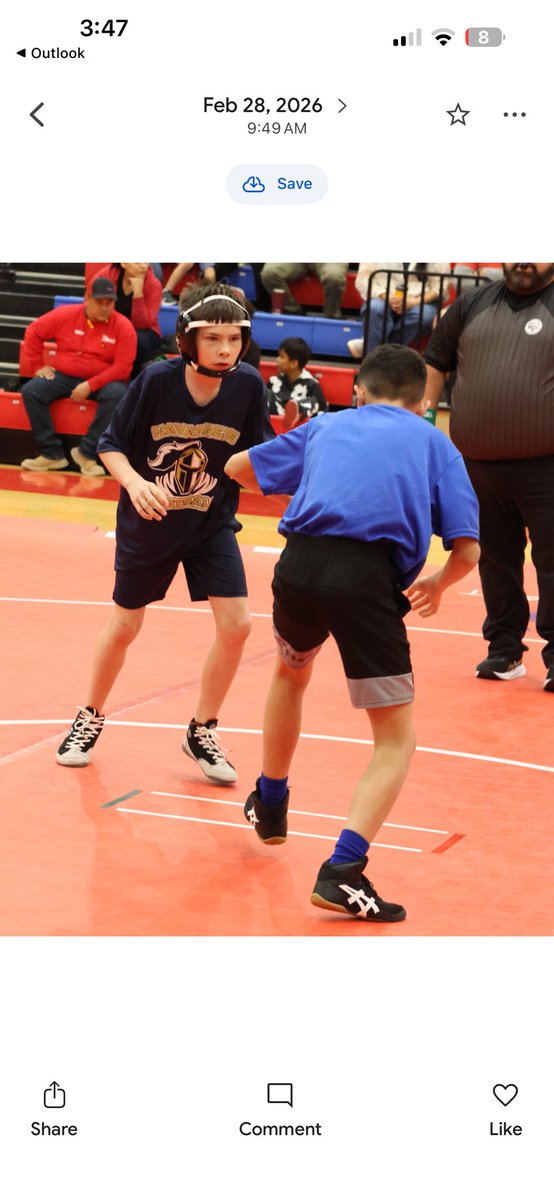 NuriRobles1's tweet photo. Wrestling had a great first meet. They wrestled with pure heart! #KnightNation #ItStartsWithUs https://t.co/GpmpYUAnM2