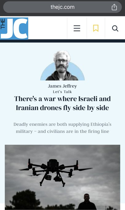 Tseday's tweet photo. In the War on Tigray (Northern Ethiopia), both Iran and Israel supported the same side. They helped Abiy Ahmed commit one of the worst atrocities of the 21st century. They supplied drones and intelligence. 

This happened 5 years ago. 

We cried for the world to stop it. https://t.co/WwLwQw1UHR