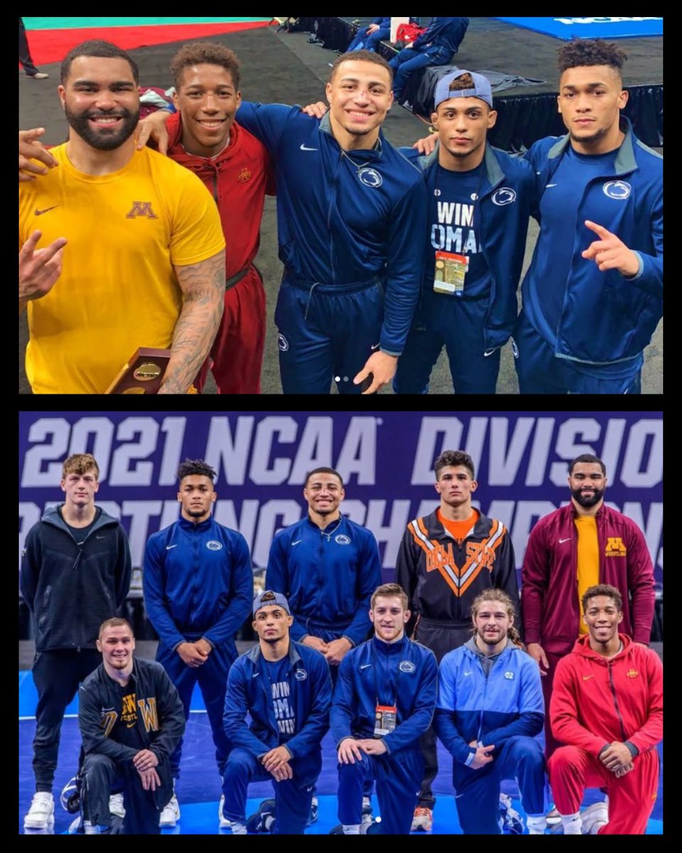 BWAssociation_'s tweet image. Back in 2021…

David Carr, Gable Steveson, Roman Bravo-Young, Aaron Brooks &amp;amp; Carter Starocci. #BlackHistoryMonth #BlackExcellence #Wrestling #WrestlingExcellence