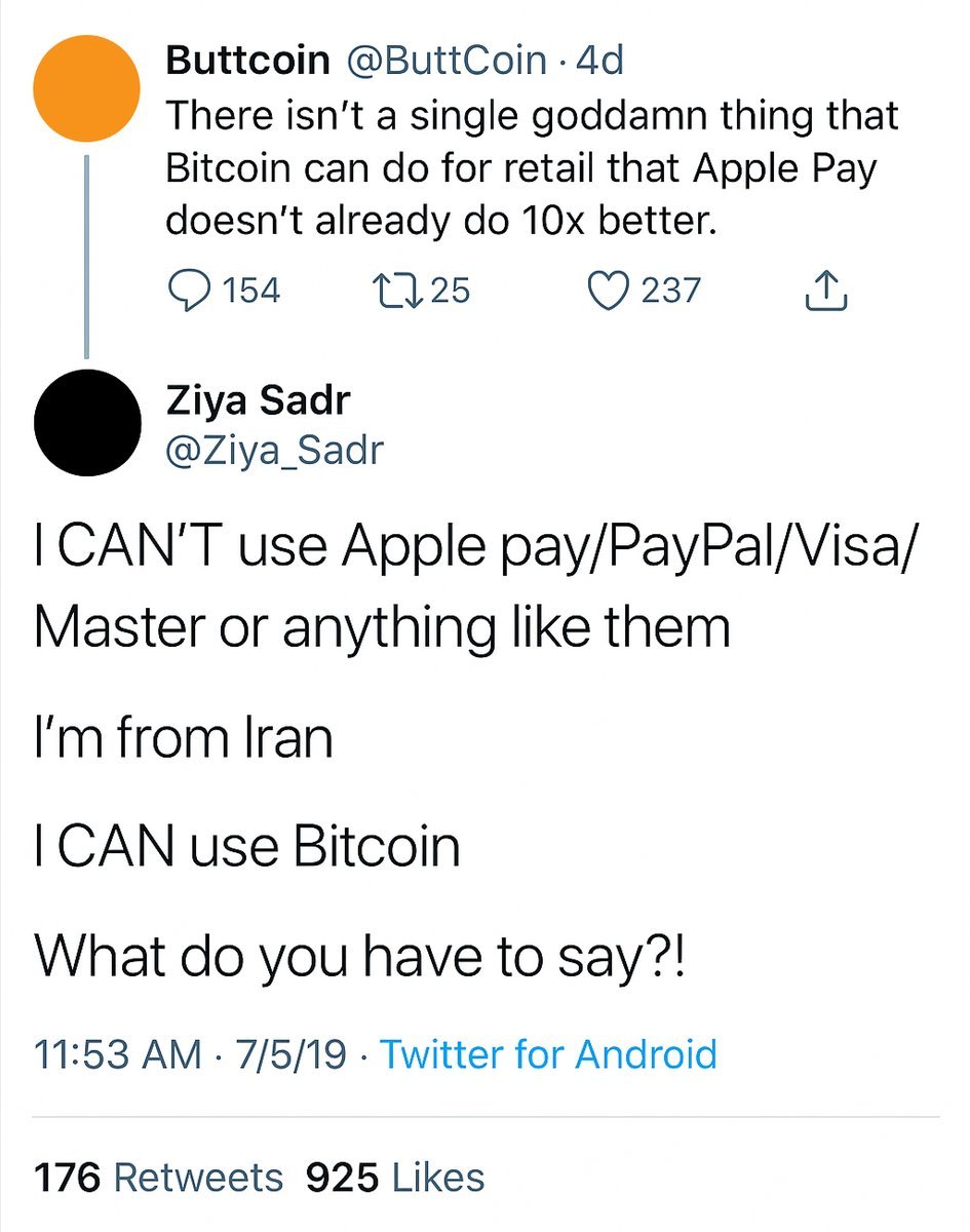 People from Iran use Bitcoin