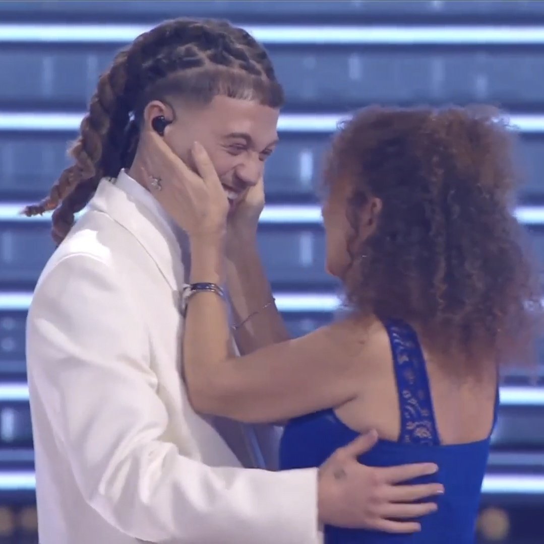 SAYF AND HIS MAMA SO CUTE I CAN'T #sanremo2026