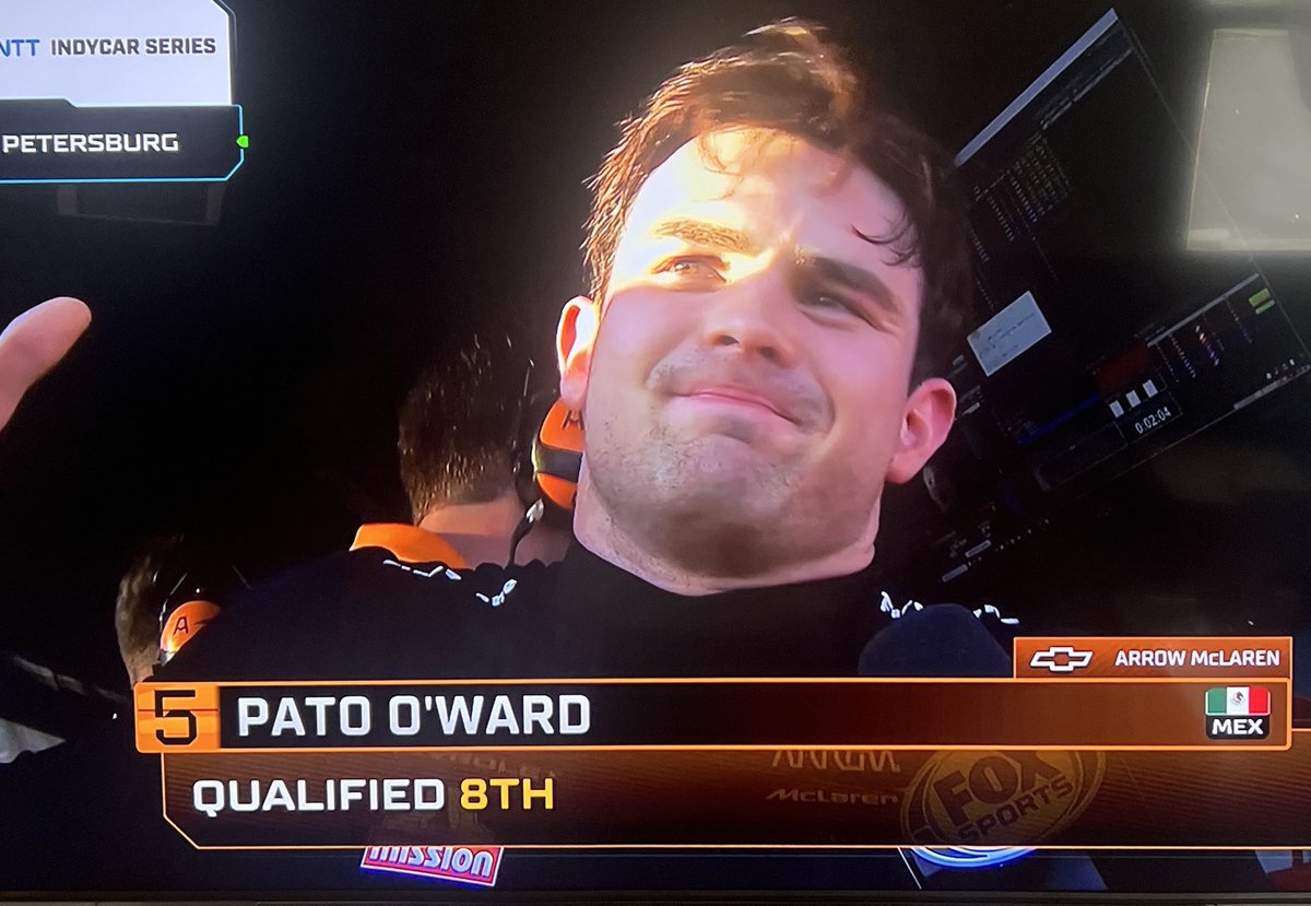 🔸 <a href="/PatricioOWard/">Pato O'Ward</a>, tras la Q de St. Pete:

“Creo que no anticipamos del todo la evolución de la pista y el balance se salió un poco de la ventana óptima.

Pero necesitamos analizarlo, porque parece que Christian [LUN] también tuvo algunas dificultades. Así que, no lo sé.