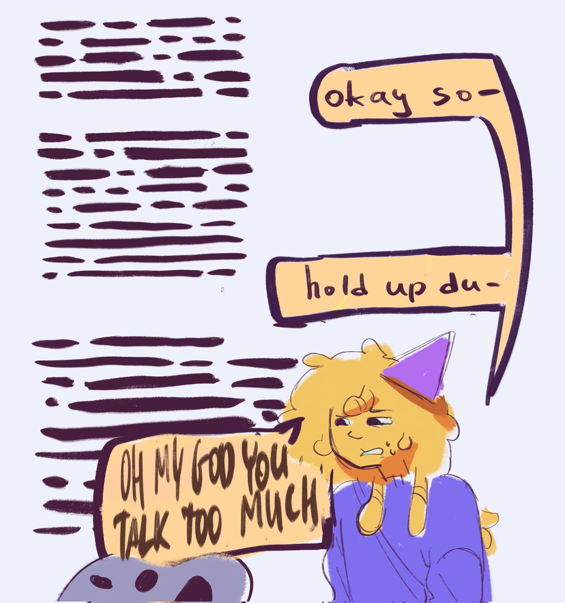 Im totally not normal about the new update but gosh golly MR is such a yapper 
#Regretevator