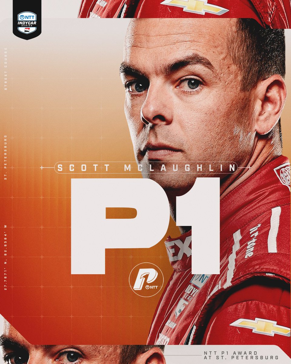 FASTEST ON THE BAYFRONT 🌴

<a href="/smclaughlin93/">Scott McLaughlin</a> wins the NTT P1 Award on the Streets of St. Pete!