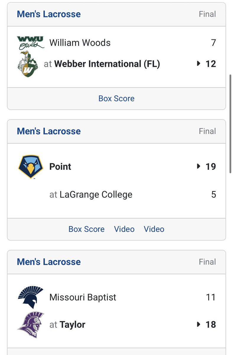 NAIA Lax Updates tweet media