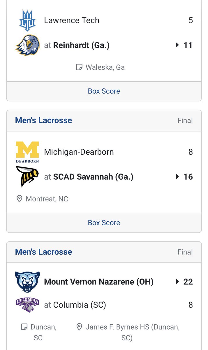NAIA Lax Updates tweet media