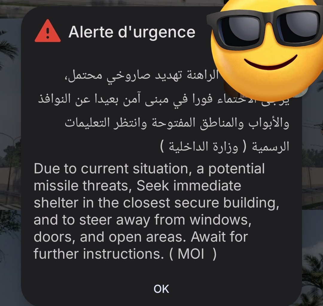 bythierno's tweet photo. @khadiimg Nous avons tous reçu des alertes nous demandant de rester dans des endroits sûrs et de ne sortir qu’en cas d’urgence. Depuis ce matin, nous suivons les consignes de sécurité. https://t.co/iqdTe5HESH
