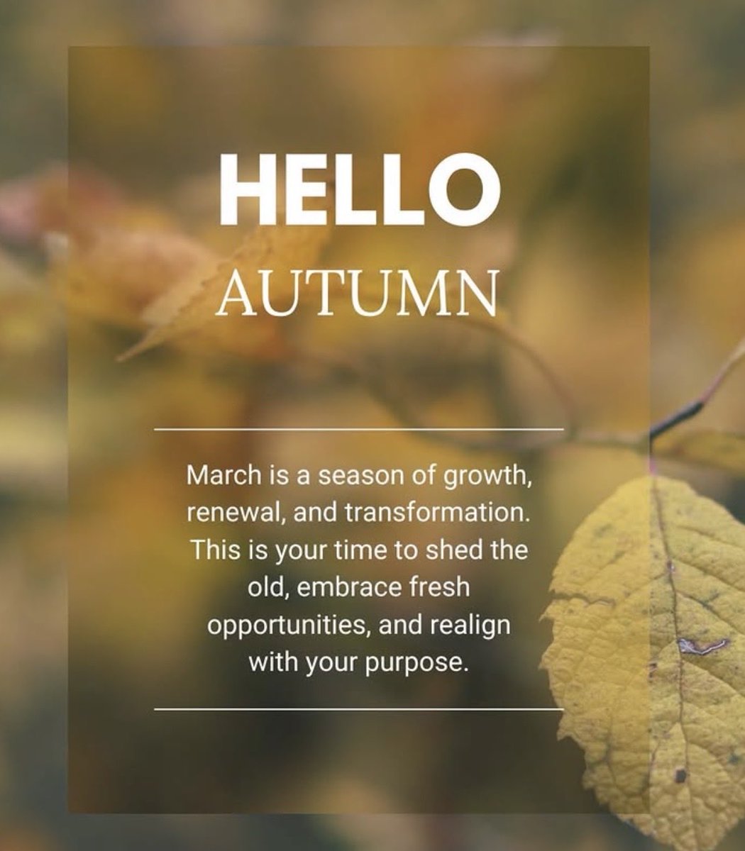 Hiya March! 🥳
Welcome Autumn, my favourite season 🍂 🍁 
Hope everyone has a lovely Sunday 🥰
