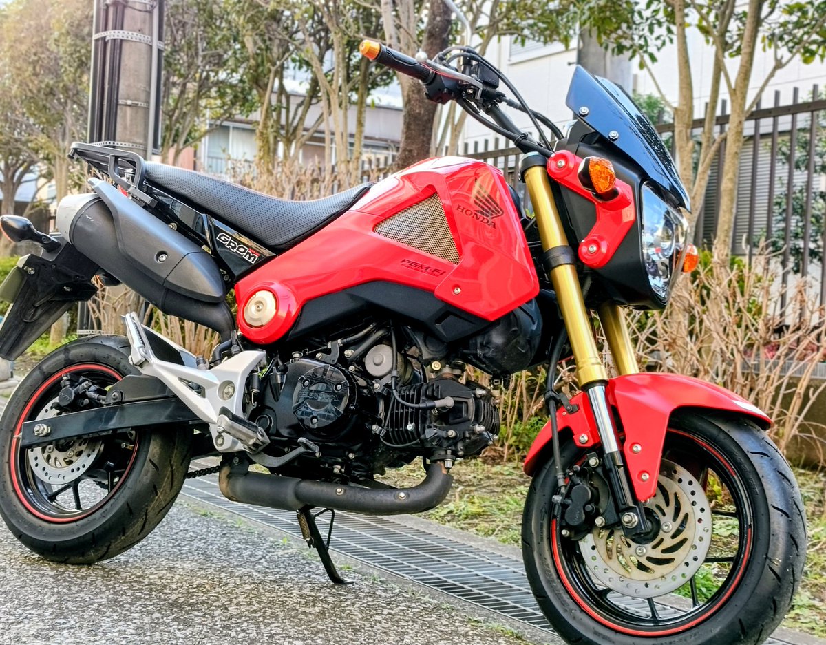 さあ、本日もグロムちゃんで朝から休日出勤！！😅 #GROM ＃グロム