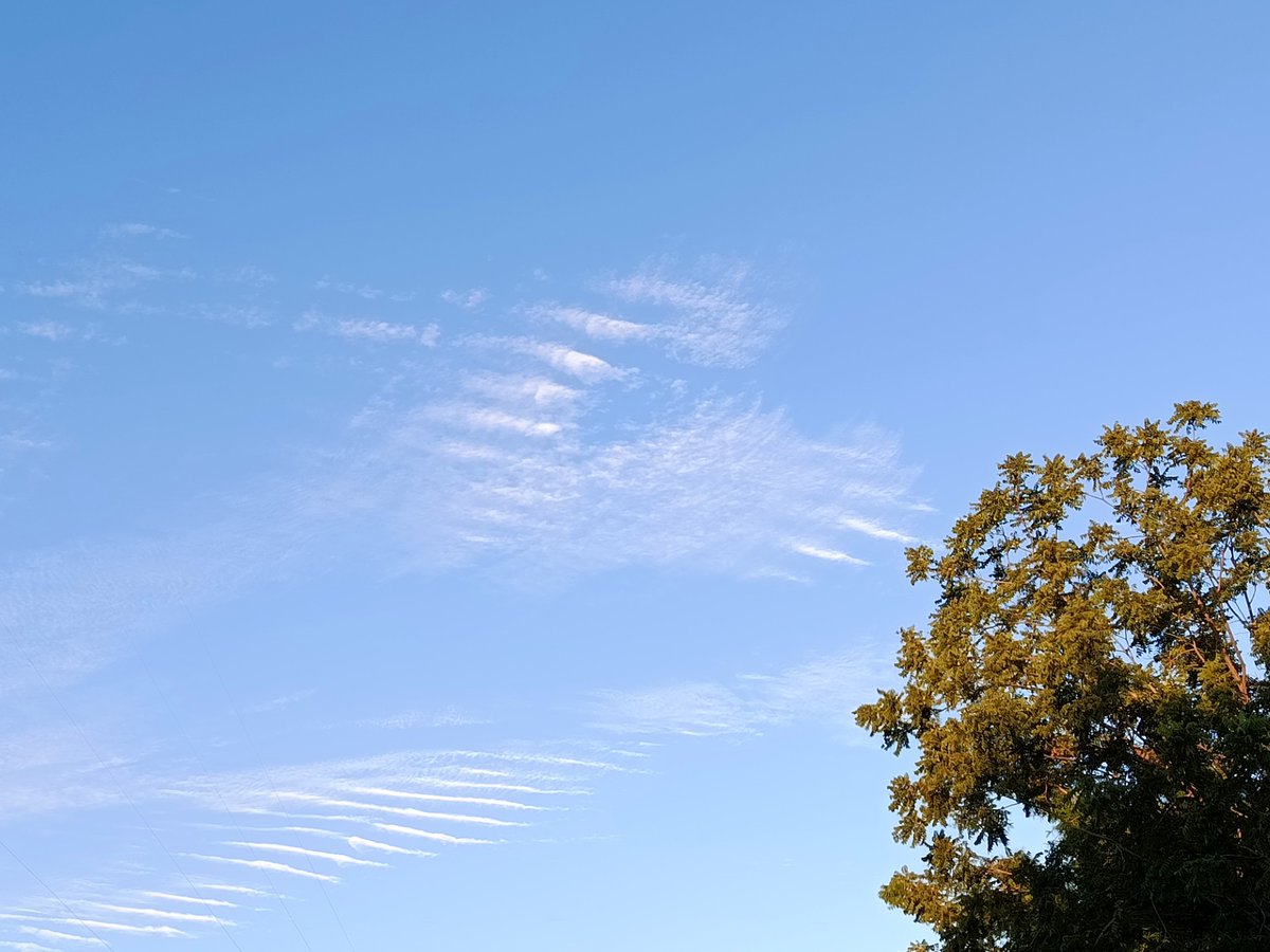 maurito629's tweet image. en el cielo, curiosas nubes #nubes #lineas -#Parana #viajar #hacerfotos