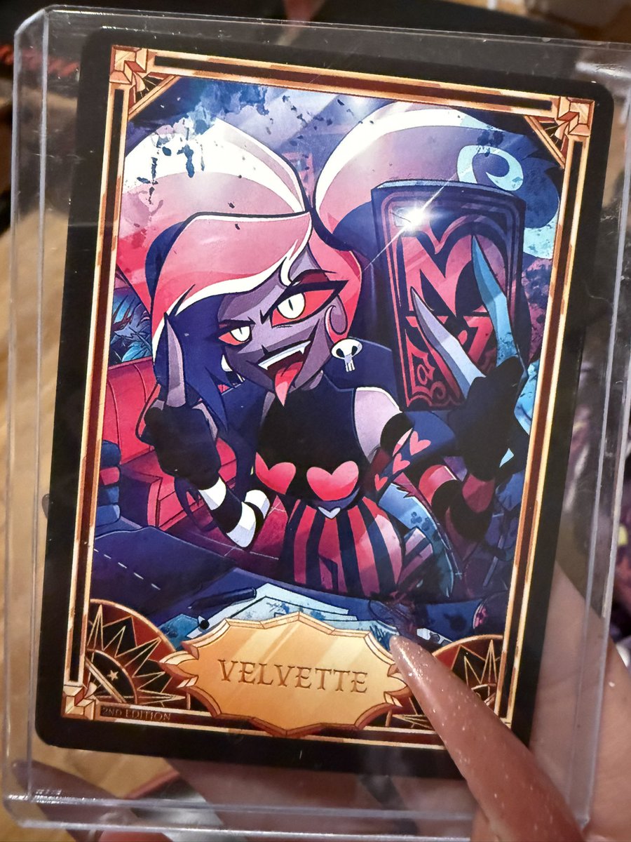 I WAS HAVING SUCH A SHIT DAY AND MY CARD JUST CAME IN VELVETTE NATION WE STAY WINNING ‼️‼️‼️‼️‼️‼️