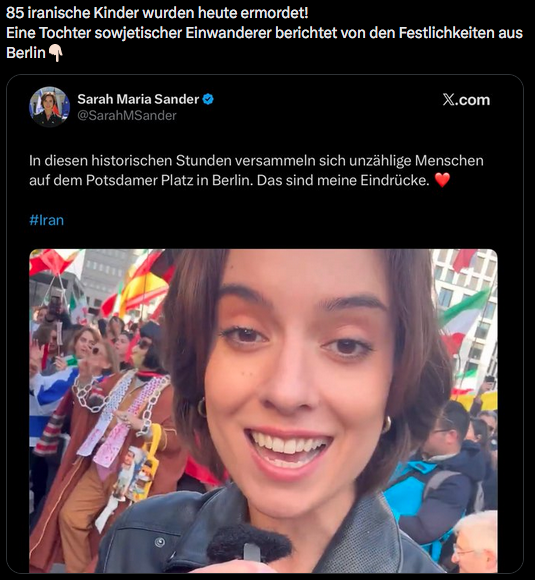 RobertJLorenz's tweet photo. ‼️100 Ermordete Kinder‼️
Und der morallose blutgierige Deutsch/Israelische Nazi-Abschaum jubelt ! ... Schon Wieder !
#Iran #Gaza #Trump #Lanz #Miosga #Epstein #Orban #Clinton #SarahSander #AlonDavid #ISefati #Mansour #Wadephul #KEigendorf #PrienKarin #Laschet #Pahlavi https://t.co/knTsyqgeT3
