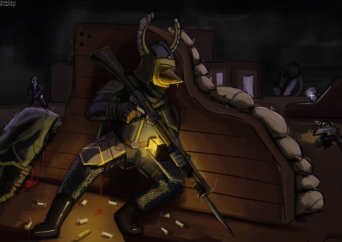 UnderTheBagel's tweet photo. Die With Honor. #Gravedigger #SFW #Art #Guns (https://t.co/eaxV4I0oYr) https://t.co/edx1h3xsPk