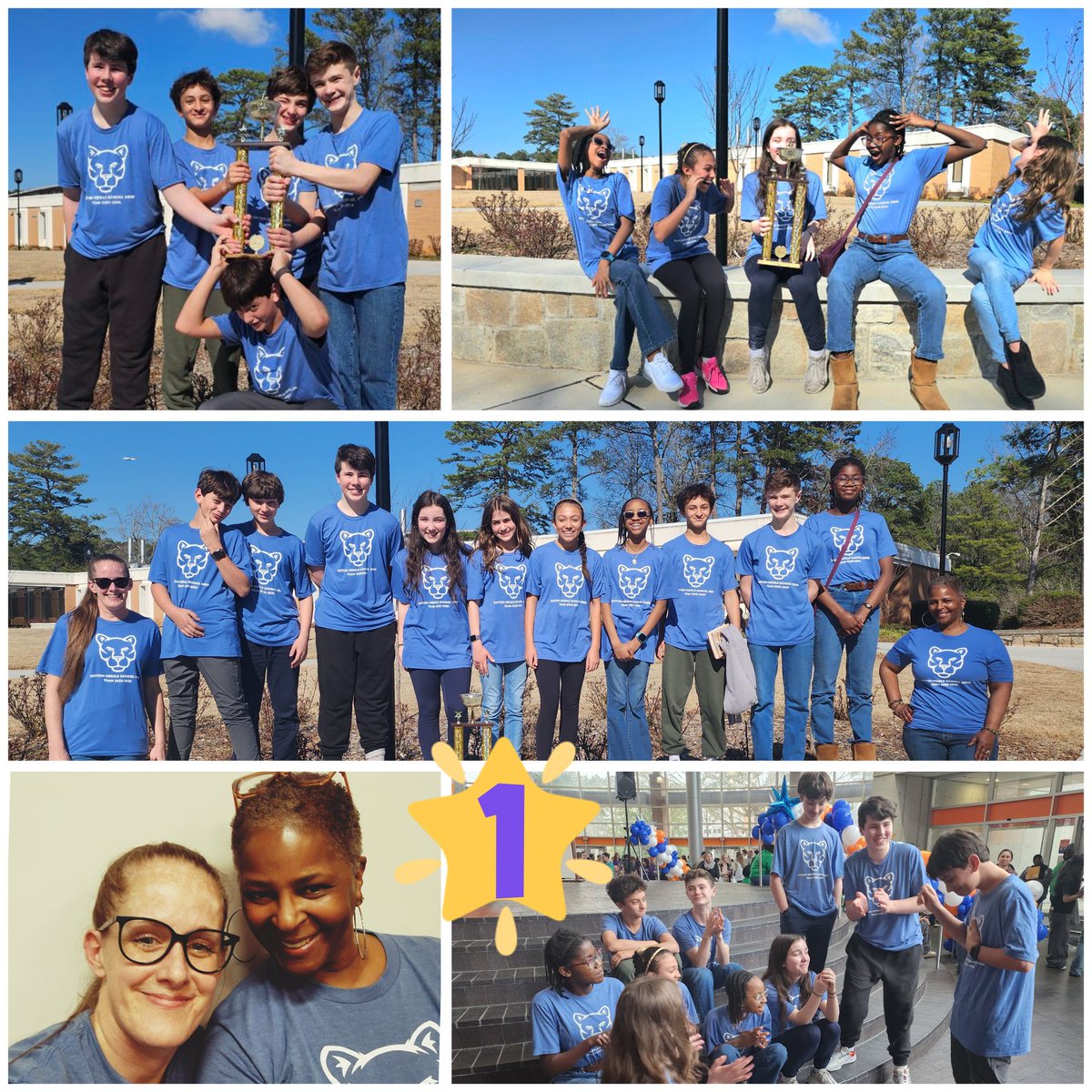 Burdis_SMS's tweet image. Double victory today for @SuttonCougars! 1st place @GAHRRB's regional bowl (and moving on to State on 3/21) PLUS a 1st place win at today's debate, Coach Byous and I got the Coaches Award, and 20 🏅 earned! #proudcoaches @FPB_SuttonPA @APSMediaServ @apsupdate @MerriweatherEDU