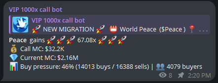 1000x call bot tweet media