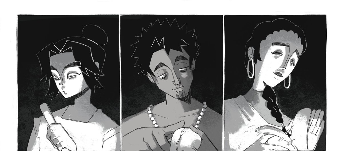 anotherrrr comic wip of da mumtazlings… #originalcharacters #ocs #DoubleEdged