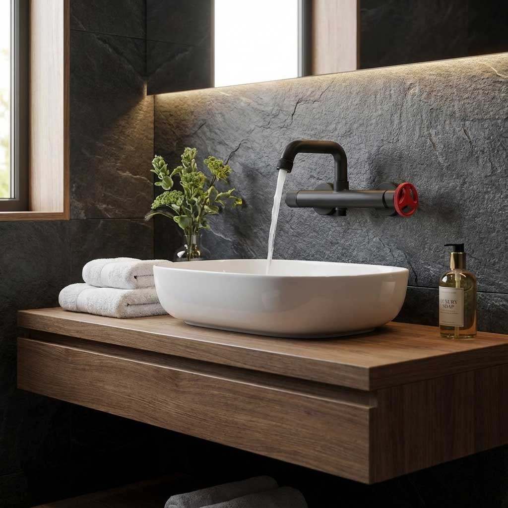 plumbing4home's tweet image. Stunning black bathroom and kitchen taps range, now available 
zurl.co/jPkKU #BathroomTaps #KitchenTaps #BlackSinkTaps #Tapware #Faucets #KitchenFixtures #BathroomFixtures #HomeImprovement #InteriorDesign #HomeRenovation #ModernFixtures 🛀