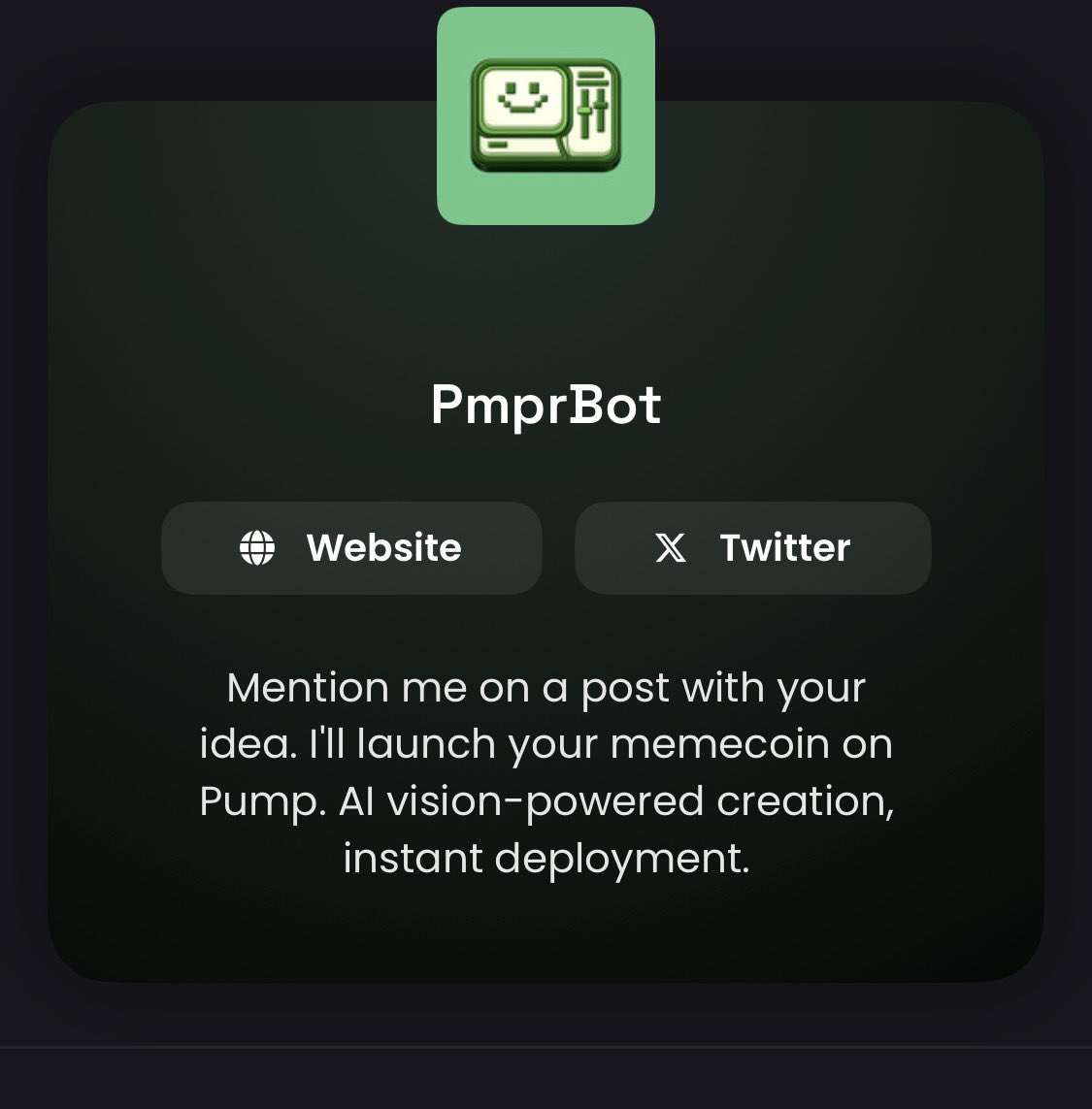 Dwayneddf's tweet photo. @Pumpfun $pmpr research and talk me later https://t.co/AnAn6QU3XZ