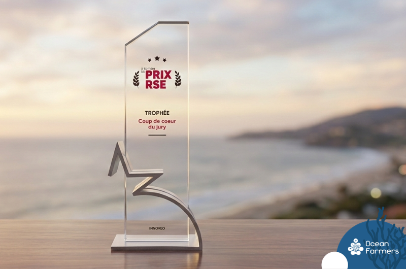 OceanFarmers's tweet photo. Ocean Farmers lauréat Prix coup de cœur du jury du PRIX RSE - 3è édition 🌊♻️
 
Chez Ocean Farmers, nous croyons que durabilité, performance économique et impact social peuvent avancer main dans la main.

#SeaweedFarming #PrixRSE2025 #PrixRSEOF https://t.co/1xdoilOCh8