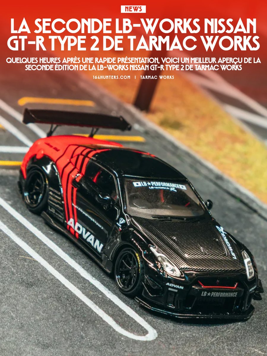 🇫🇷 La seconde LB-Works Nissan GT-R Type 2 de Tarmac Works