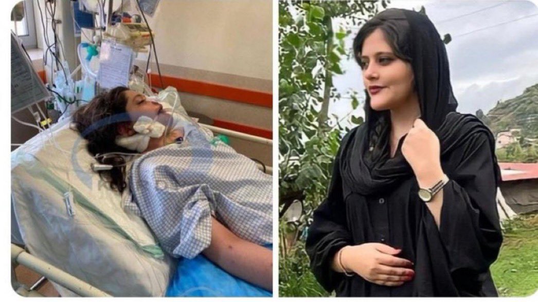 Diana ¿sabes que le pasó a esta mujer? 

La apedrearon y golpearon por llevar mal puesto el velo. 

Sí, esto hizo el régimen que apoyas. 

Ojalá nunca tengas que vivir este infierno.