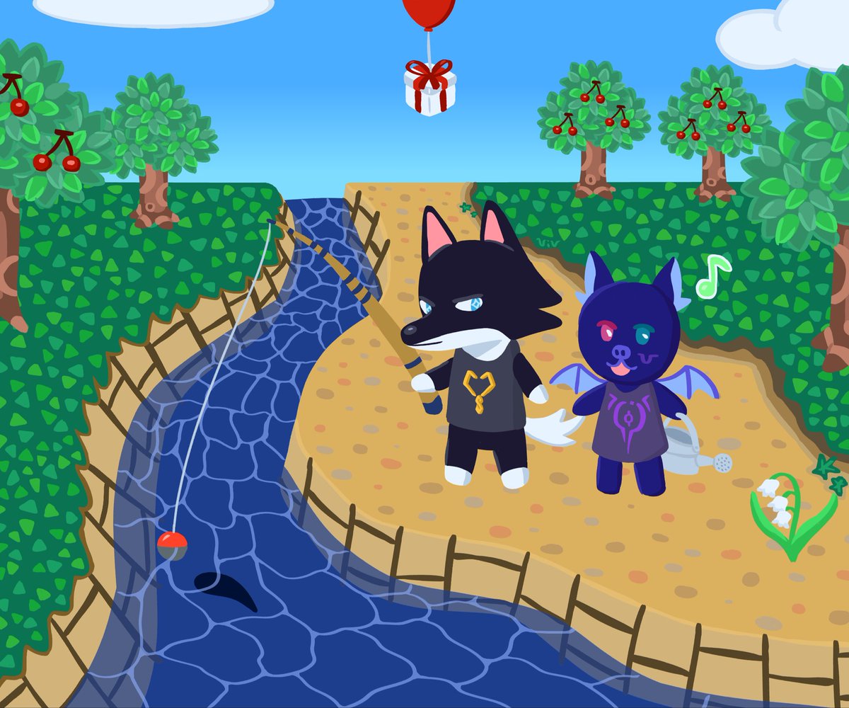 An animal crossing #capiron au?!