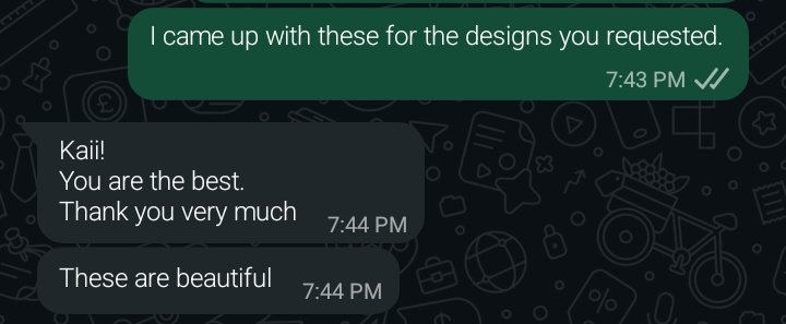 Finally ended the day satisfying a client.

One beautiful thing about designing is when you and your client are comfortable with the design . 😅

No more further revisions 😂