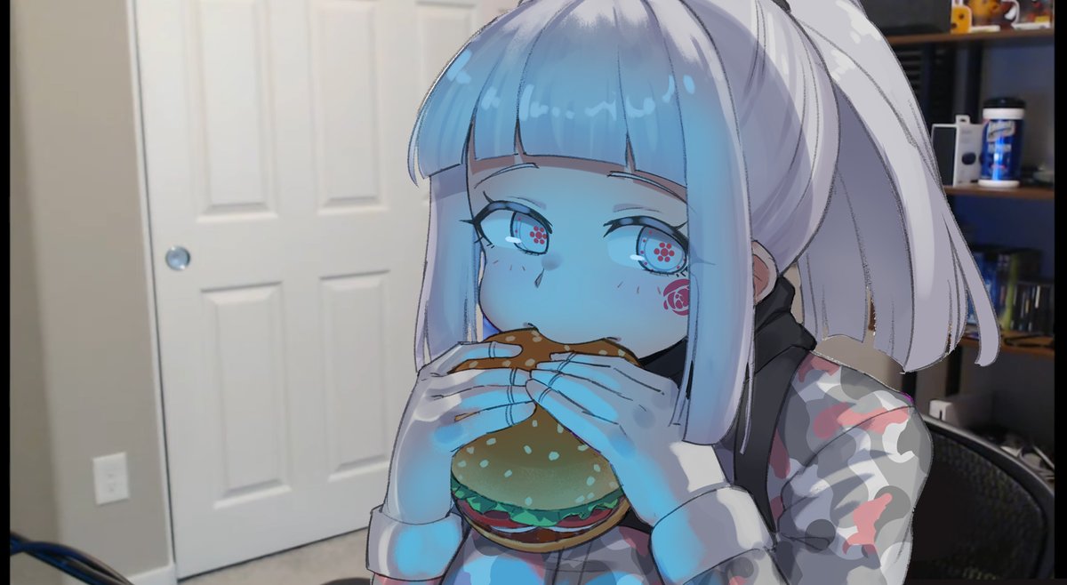 Daiquiri eating a whopper

This is a character from our little webtoon "Daiquiri" ^-^ Artwork done by <a href="/sifserf/">Ciet (working on comms)</a> The Sparxie artwork was so awesome and funny, I think we need more burger art in this world.

#ocart #originalcharacters #jerma985
