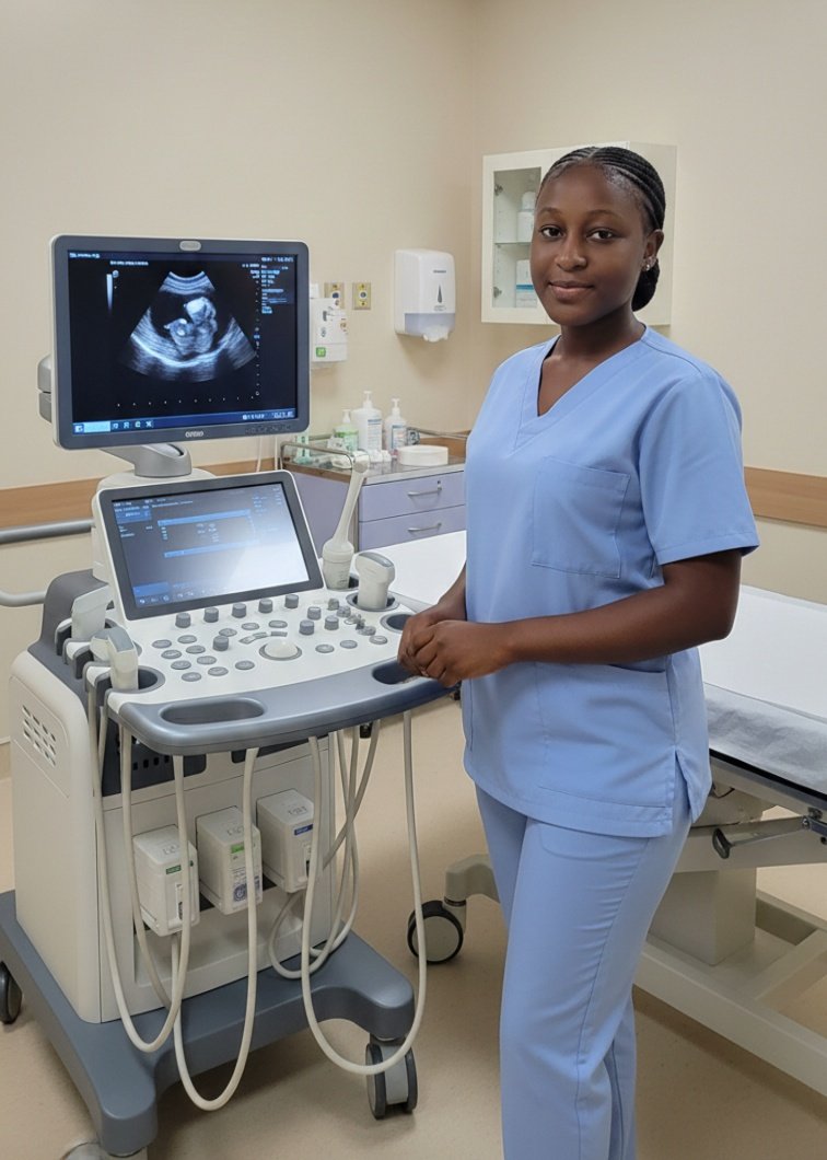 I met a patient whose husband was literally doing everything for her.

Me: Why do you want to have the scan?
Patient: (with one very disgusted face) I was referred.
Her husband: She’s having stomach upset.
Me: When did it start?
Patient: Disfigures face and starts grunting.