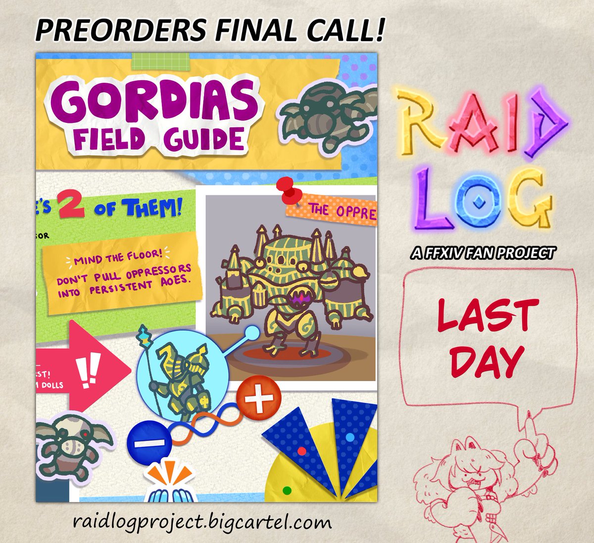 RaidLog Project (FFXIV Fan Zine) tweet media