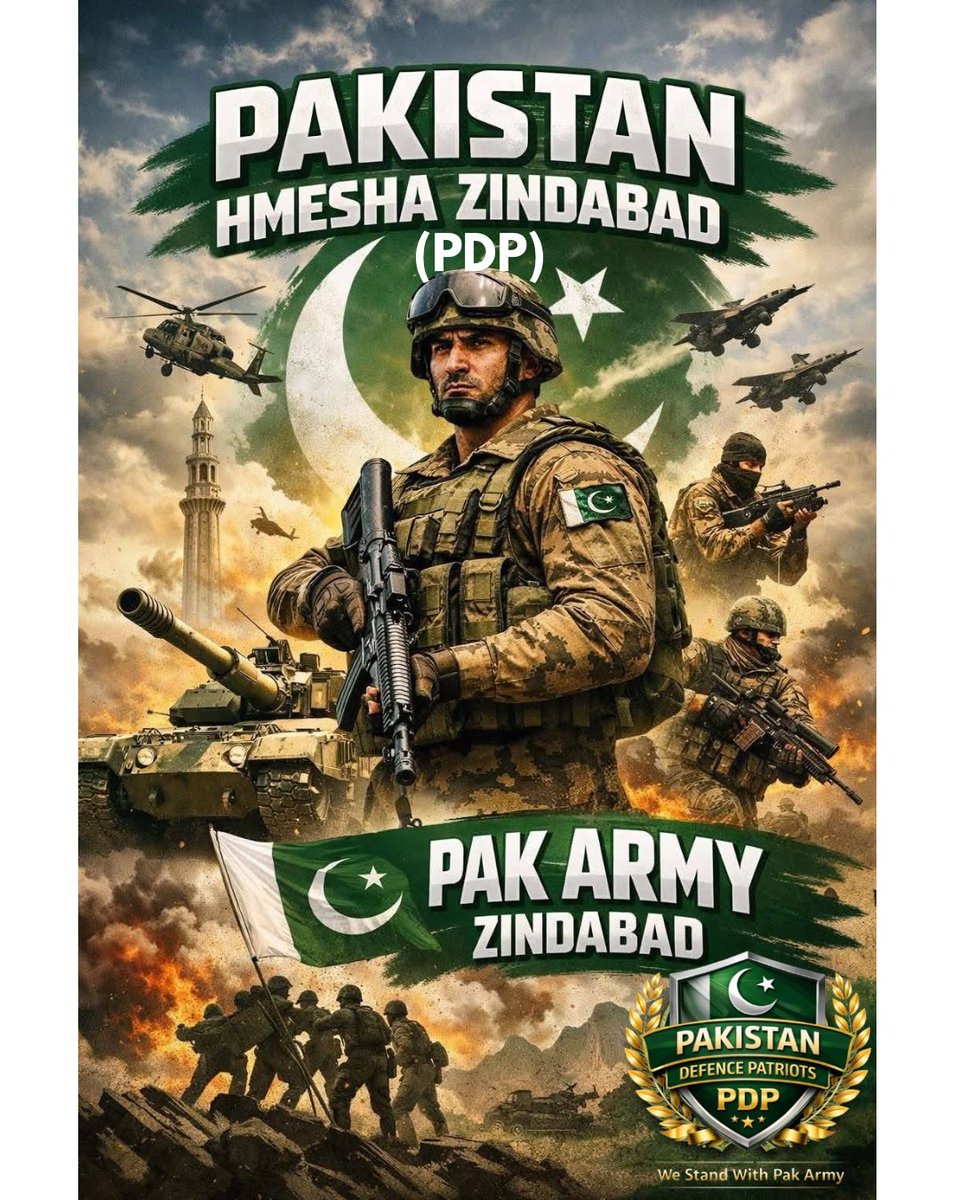PDPpatriots's tweet photo. Pakistan Hamesha Zindabad .
Pakistan lovers Follow our page ☝️ https://t.co/WCYjErwXza