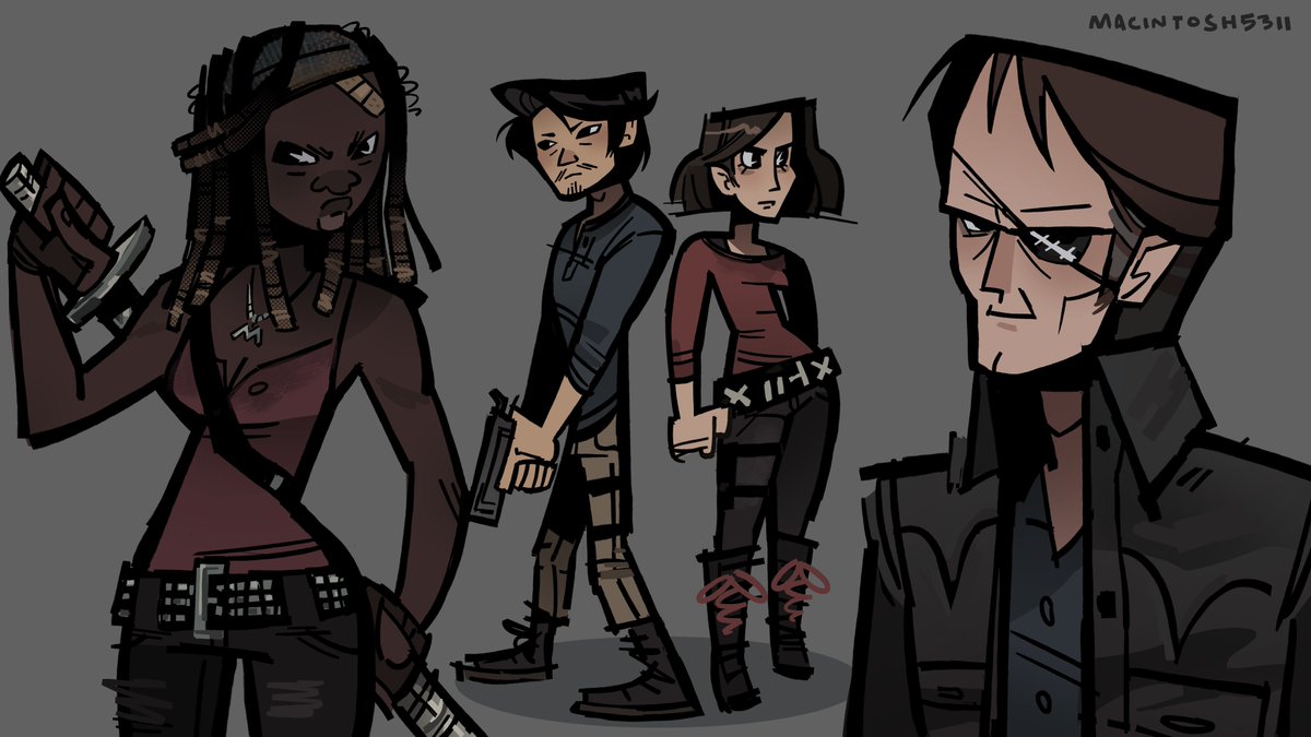 macintosh5311's tweet image. drew some #TWDfanart while watching season 4 of #thewalkingdead