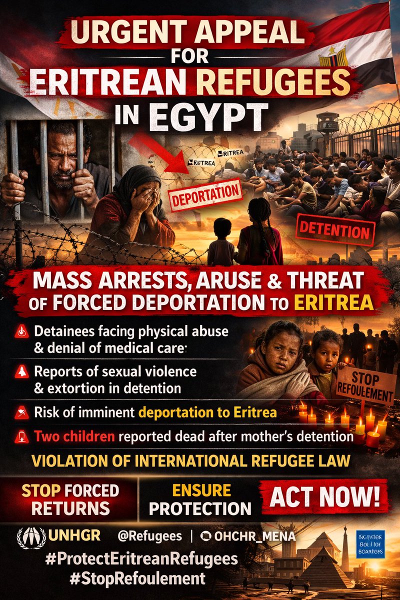 Justice for refugees is not a political demand — it is a moral and legal obligation. Every delay prolongs uncertainty and trauma. Immediate safeguards, humanitarian access, and credible investigations are necessary to restore trust and ensur -e genuine protection.
#HumanRights
