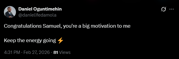 Olugbodi Samuel A. tweet media