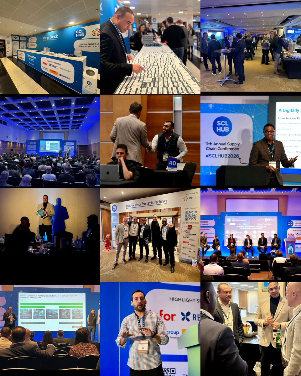 SclHub's tweet photo. Our 11th Annual #supplychain Conference | 27 Feb 2026 | Novotel London West

Thank you to every delegate, speaker, host and sponsor. Honest, practical conversations focused on real solutions.

https://t.co/i6rsxbEDAM

#SCLHUB2026

MEET | SHARE | LEARN https://t.co/RIZDgP4d6p