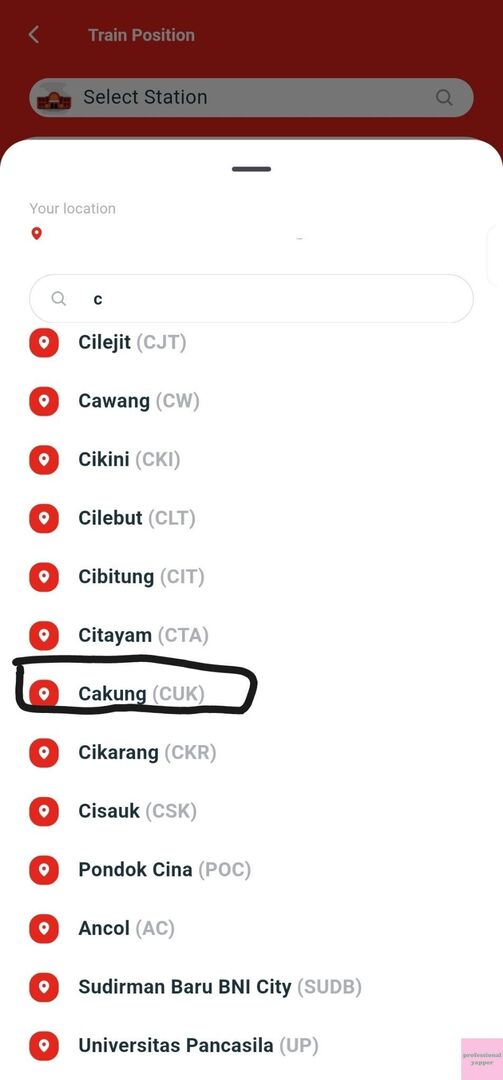 yappingfess's tweet photo. yap! Biasanya kan kode stasiun itu terdiri dari huruf singkatan atau akronim nama stasiunnya. Tapi kepikiran kenapa Cakung itu CUK. Kenapa ngga CKU gitu, kyk aneh aja https://t.co/G6aqG6gP7U