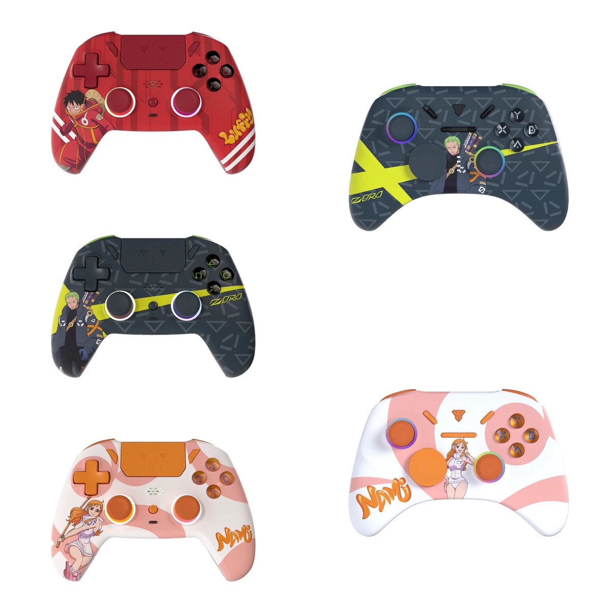 One Piece x Fantech Gaming Controllers are available at @Newegg