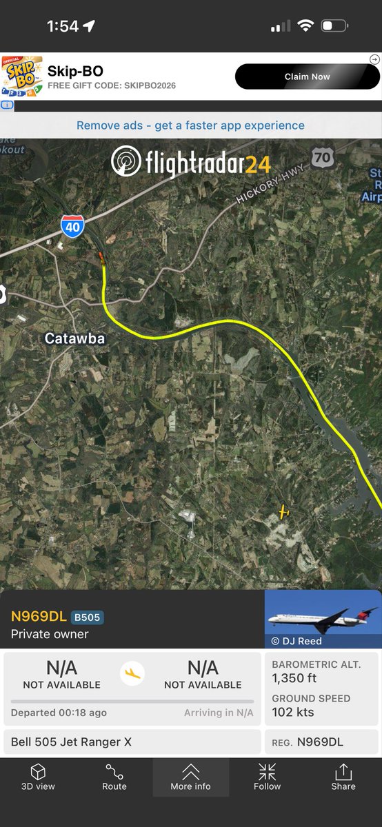 leeroy336's tweet photo. @flightradar24 why or how can a helicopter transponder as a small jet? https://t.co/0QrHrHWKtp