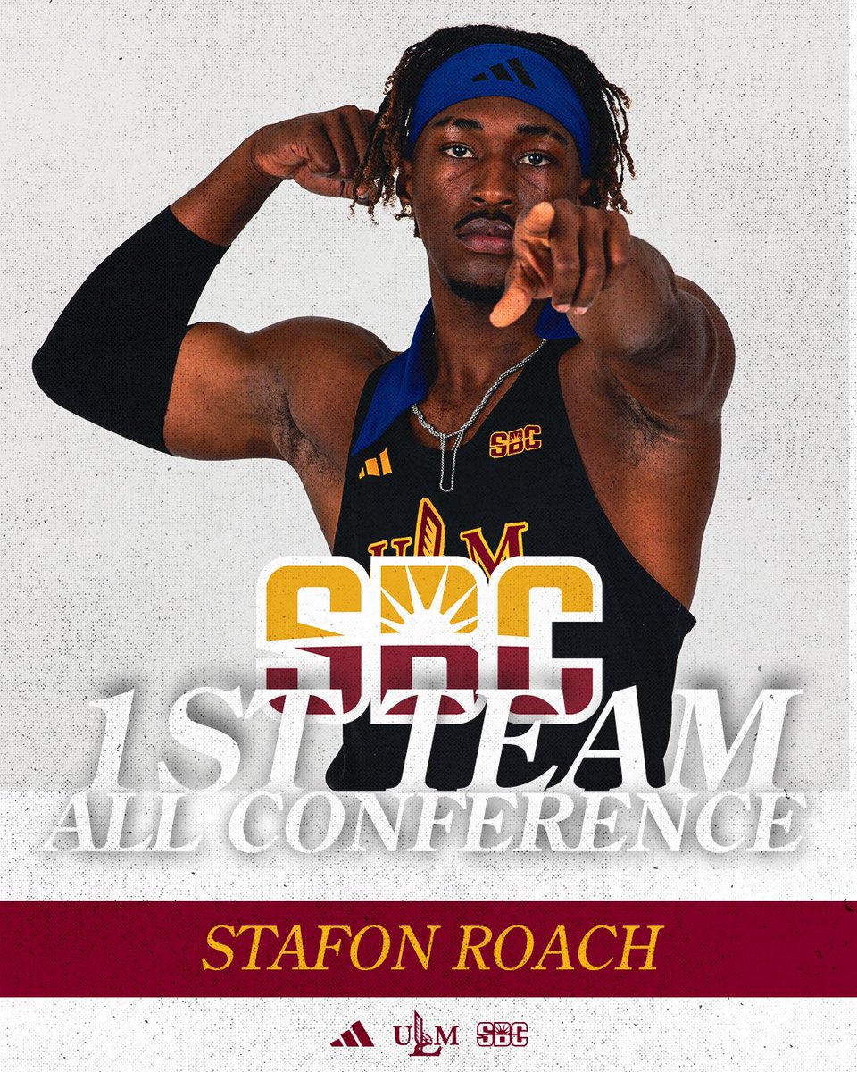 ULM_Track's tweet photo. 𝐀𝐋𝐋-𝐂𝐎𝐍𝐅𝐄𝐑𝐄𝐍𝐂𝐄 𝐇𝐎𝐍𝐎𝐑𝐒

Seven Warhawks earned spots on the Sun Belt Indoor All-Conference teams!

#TakeFlight https://t.co/oqFPOImMpF